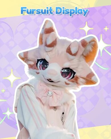 قاعدة فروي القناع قاعدة الفرو القاعدة ل Kemono Kigurumi anime in Saudi Arabia