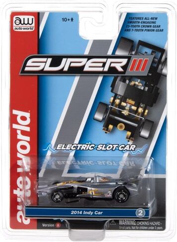 Auto World Super III 2014 Indy Car Johnny Lightning Special #1 (Gray) Ho Scale Slot Car in Kuwait