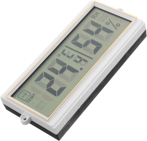 POPETPOP Digital Hygrometer Thermometer for Reptiles Accurate Temperature and Humidity Monitor with LCD Display Easy Setup for Home and Pet Environments in Saudi Arabia