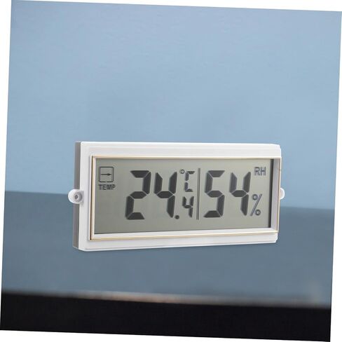 POPETPOP Digital Hygrometer Thermometer for Reptiles Accurate Temperature and Humidity Monitor with LCD Display Easy Setup for Home and Pet Environments in Saudi Arabia