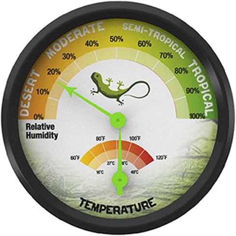 Pet Rearing Box Gauge Temperature Humidity Hygrometer High-Accuracy VivariumTank Supplies 1pc/2Pcs in Saudi Arabia