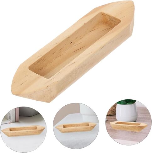 unomor 5pcs طراز القارب الخشبي زخرفة مركبة ريفية طبيعية للديكور المنزلي تصميم خشبي قوي لمكتب غرفة نوم غرفة المعيشة والمزيد من اللكنة البحرية الفريدة in Saudi Arabia