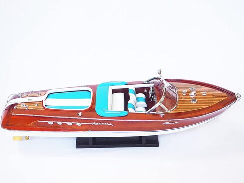 Riva AQUARAMA 21" (53 cm) Wood Boat Model Fully-Assembled in Saudi Arabia