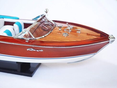 Riva AQUARAMA 21" (53 cm) Wood Boat Model Fully-Assembled in Saudi Arabia