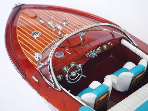 Riva AQUARAMA 21" (53 cm) Wood Boat Model Fully-Assembled in Saudi Arabia