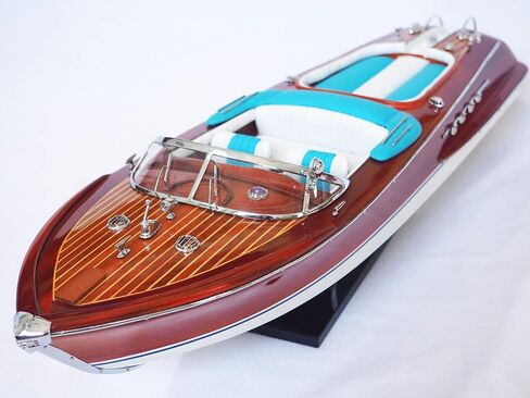 Riva AQUARAMA 21" (53 cm) Wood Boat Model Fully-Assembled in Saudi Arabia