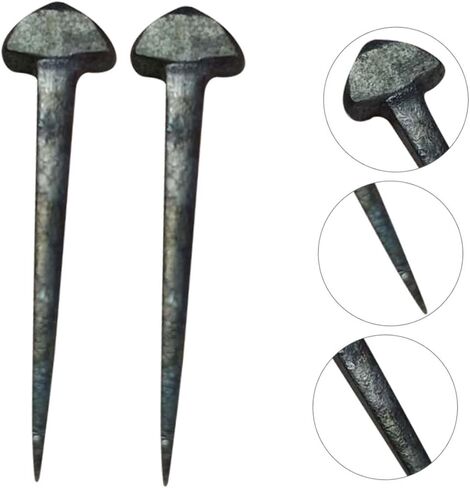 50pcs الحديد الحدوس الحصان الأظافر الحافر متين للمعدات الخيول الاحترافية إمدادات متينة لركوب الفروسية in Saudi Arabia