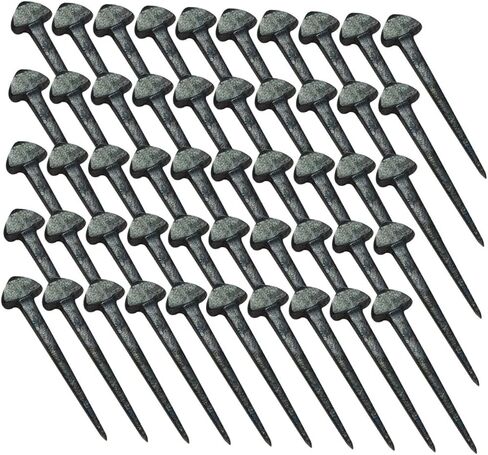 DECHOUS 50PCS مسامير حدوة الحصان المحمولة من أجل إصلاح الحافر معدات الفروسية المهنية القابلة للاستبدال الأظافر لإكسسوارات رعاية الخيول in Kuwait