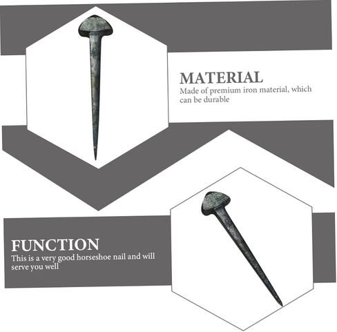 Yardwe 50pcs Horseshoe Nails Portable Hoof Divel Tools for Fearserian Sports Sturdy Presponse for Hors in Saudi Arabia