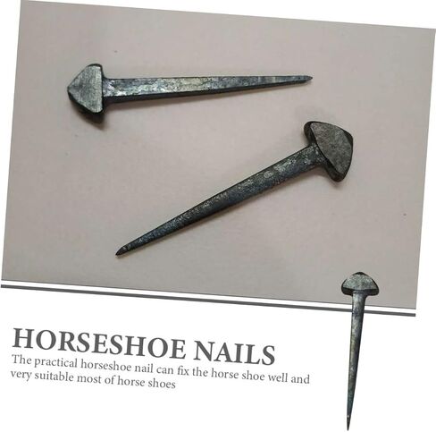 Yardwe 50pcs Horseshoe Nails Portable Hoof Divel Tools for Fearserian Sports Sturdy Presponse for Hors in Saudi Arabia