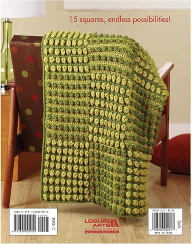 LEISURE ARTS Hip 2B Square Throws 4 Home Crochet Book, Crochet Book, Pattern Books, Books Patterns, Patterns, Stitch Patterns for Beginners in Saudi Arabia