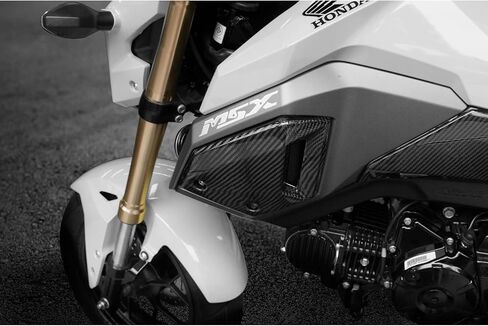 دراجة نارية من ألياف الكربون ABS هيكل السيارة الجانب غطاء خزان صالح لهوندا Grom Msx125 SF 2016-2020 Fairings Kit أجزاء in Saudi Arabia