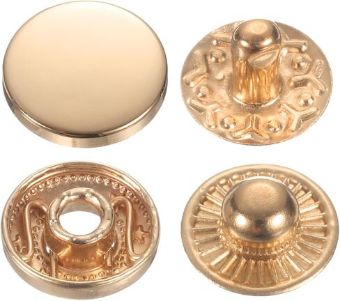 Harfington 60 مجموعات أزرار CAP-Stud Cap 10 مم معادن SNAP SPOY الأزرار SHOIN-ON SNAP in Saudi Arabia