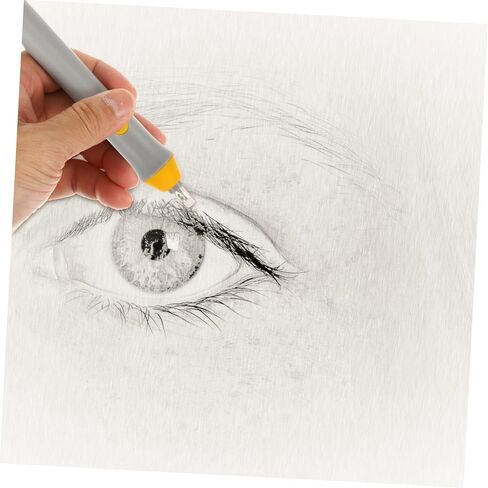 Electric Electric Electric Electric Auto Autate Art Eraser للرسم ورسم التحكم الدقيق في اللوازم المدرسية وصياغة سهلة الاستخدام بدون بطارية رمادية in Saudi Arabia