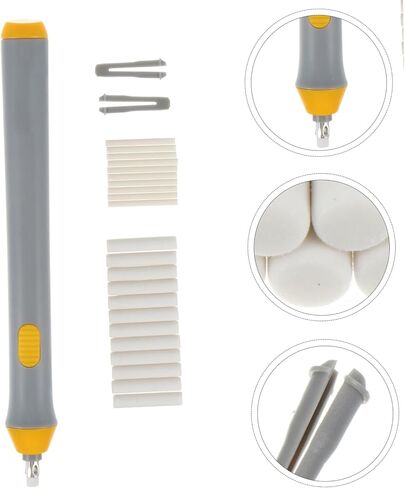 Electric Electric Electric Electric Auto Autate Art Eraser للرسم ورسم التحكم الدقيق في اللوازم المدرسية وصياغة سهلة الاستخدام بدون بطارية رمادية in Saudi Arabia