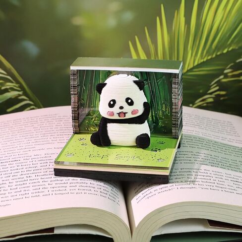 3D Timepiece Calendar 2026 Paper Art Memo Pad with LED Light – Tear-Away Desk Calendar for Record, Planner & Habit Tracker, Bookmark, Gift & Decorative Office Decor in Saudi Arabia