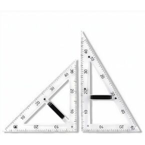 Magnetic Teaching Ruler Set with Multi-Functional Geometry Tools Durable ABS Plastic for Whiteboard Classroom Projects Student Teacher Math Supplies (Yellow 5pcs) in Saudi Arabia