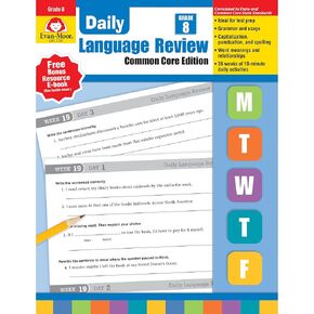 Evan-Moor EMC2798-A1 Daily Language Review Book's Edition ، Grade 8 in Kuwait