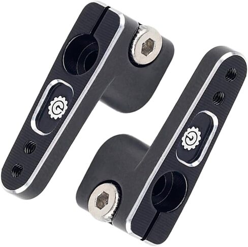 2PCS 15T SCX24 Servo Horn for Emax ES08MA مناسبة لـ SCX24 AX24 90081 إلخ 1/24 ترقيات Crawler Carler (أرجوانية) in Kuwait