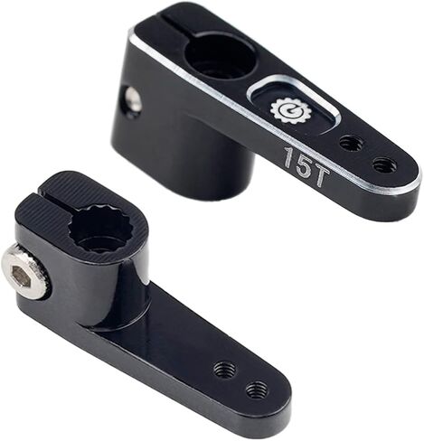 2PCS 15T SCX24 Servo Horn for Emax ES08MA مناسبة لـ SCX24 AX24 90081 إلخ 1/24 ترقيات Crawler Carler (أرجوانية) in Kuwait