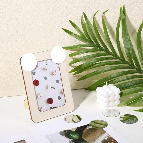 20pcs حجم صغير الحجم مرآة مستديرة ، 2 بوصة لاصق المرايا الصغيرة للحرف اليدوية ، ملصقات جدار المرآة الدائرية الاكريليك للديكور الجدار والطاولة ، مشاريع منزلية DIY ، الزخارف ، الفنون ، لوازم الحرف اليدوية in Kuwait