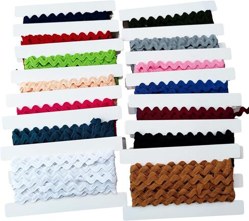 Multiple Colors Available Rick Rack Trim for Crafting and Sewing, 10yards (Green) in Kuwait