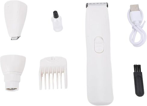 Pet Gooring Clipper Kit Low Love Love Reclable Cordless Electric Hair Clipper for Pets Cats Dogs with 6 Accessories USB Cable 15.5cm in Saudi Arabia