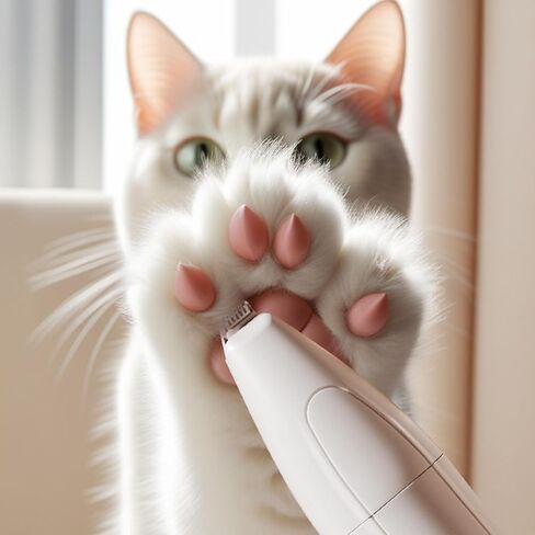 Pet Gooring Clipper Kit Low Love Love Reclable Cordless Electric Hair Clipper for Pets Cats Dogs with 6 Accessories USB Cable 15.5cm in Saudi Arabia