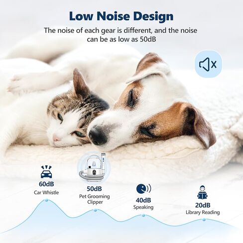 طقم فراغ للاستمالة للحيوانات الأليفة ، كليبرز ، الكلاب المهنية مع كوب 2 لتر ، 16 مستويات أوضاع شفط ، كليبرز من اللاسلكي ، 5 أدوات العريس ، تقليم شعر الحيوانات الأليفة المنخفضة للكلاب والقطط والحيوانات الأخرى in Kuwait