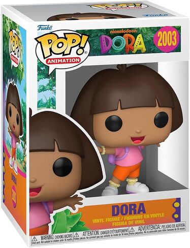 فونكو بوب! الرسوم المتحركة: Dora The Explorer - Dora - Finyl Figure - فكرة الهدية - البضائع الرسمية - Toys for Kids & Come - عشاق التلفزيون - نموذج نموذج لهواة الجمع والعرض in Kuwait