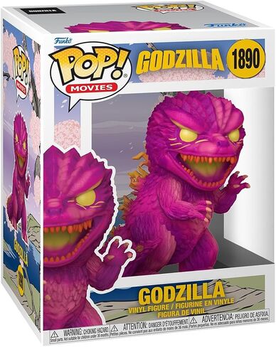 فونكو بوب! Premium: Godzilla - Retro Futurism Pink Godzilla - Finyl Figure - فكرة هدية - البضائع الرسمية - ألعاب للأطفال والكبار - مشجعي الأفلام in Kuwait