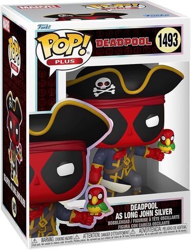 فونكو بوب! بالإضافة إلى: Deadpool Literary Classics - Deadpool كطويل John Silver - شخصية فينيل قابلة للتحصيل - فكرة الهدية - البضائع الرسمية - ألعاب للأطفال والكبار - عشاق الكتب المصورة in Kuwait
