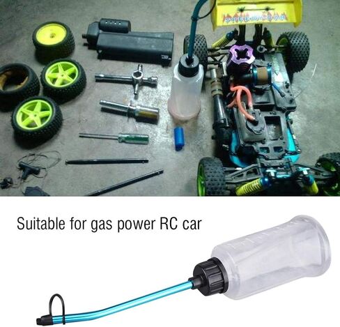 575.49 RC Car Fuel Bottle زجاجة زجاجة زجاجة زيت البلاستيك ل RC طراز مروحية السيارات in Saudi Arabia