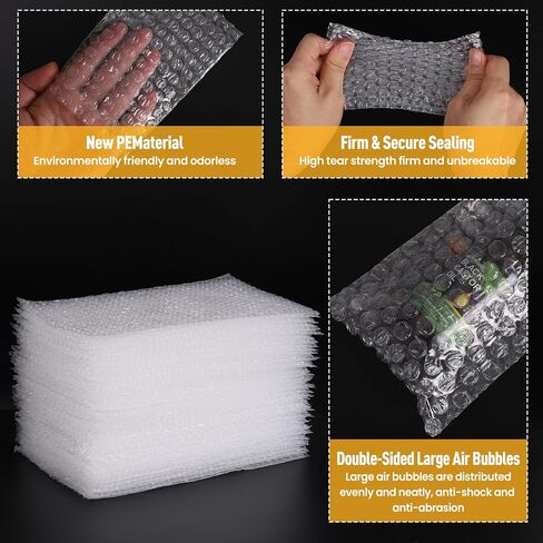 50pcs الفقاعات الصافية الأكياس ، 8 × 12 بوصة من أكياس التعبئة والتغليف من أجل نقل وتخزين وشحن وتعبئة لأطباق الأطباق لوحات نظارات in Kuwait