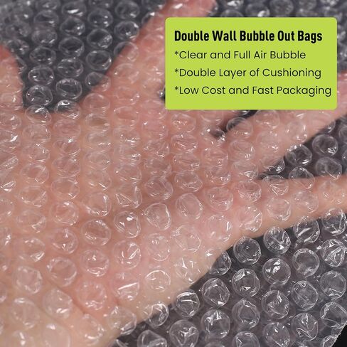 50pcs الفقاعات الصافية الأكياس ، 8 × 12 بوصة من أكياس التعبئة والتغليف من أجل نقل وتخزين وشحن وتعبئة لأطباق الأطباق لوحات نظارات in Kuwait