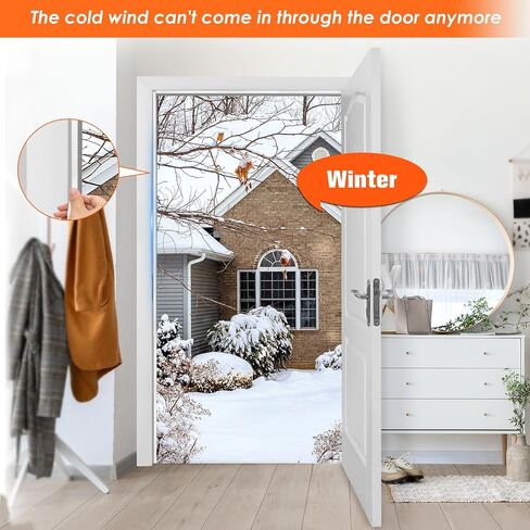 YOUSHARES Door Weather Stripping - Self Adhesive Foam Seal Strip Weatherstripping for Doors Frame and Windows Gaps, Weatherstrip Anti-Collision D Type Door Seal Strip 20 Feet (Brown) in Kuwait