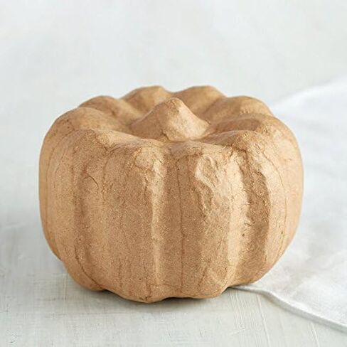 Paper Mache Pumpkins-(4 Pieces) for Halloween, Fall Autumn and Thanksgiving Do-it-Yourself Craft Projects or Decorations by Factory Direct Craft in Saudi Arabia