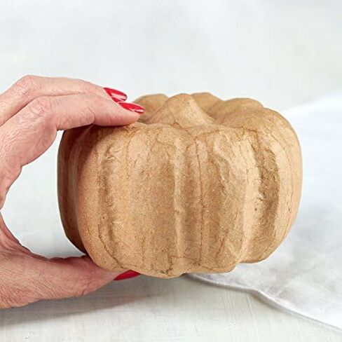 Paper Mache Pumpkins-(4 Pieces) for Halloween, Fall Autumn and Thanksgiving Do-it-Yourself Craft Projects or Decorations by Factory Direct Craft in Saudi Arabia
