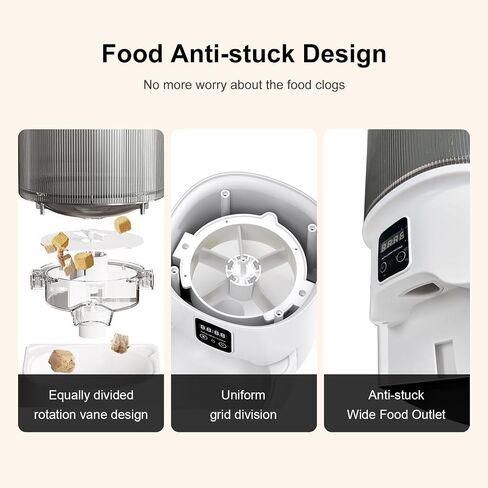 Darlipet Automatic cat Feeder,4L Auto cat Feeder,Programmable Meal & Portions,Freshness Protection, Automatic Cat Food Dispenser for Cats & Dogs, Back-up Battery, Easy to Set up & Clean in Saudi Arabia