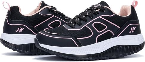 B BEASUR Women's Walking Shoes with Arch Support, Orthotic Tennis Sneakers Fashion Workout Shoes for Plantar Fasciitis US 5.5-11 in Kuwait