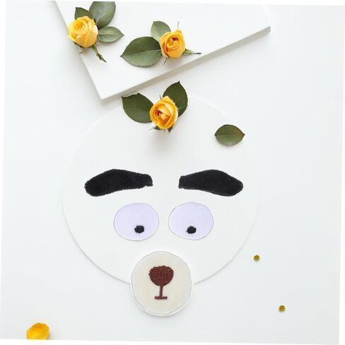 VEEMOON 10 مجموعات DIY Plush Dog Face Associory أنوف واقعية العيون حواجب لصياغة الحيوانات المحشوة تعزز الملابس اللعب الإبداعية لمشاريع DIY in Kuwait