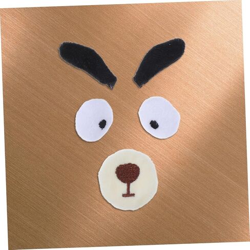 VEEMOON 10 مجموعات DIY Plush Dog Face Associory أنوف واقعية العيون حواجب لصياغة الحيوانات المحشوة تعزز الملابس اللعب الإبداعية لمشاريع DIY in Kuwait