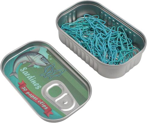 30 Pcs Cute Paper Clips, Fish Paper Clip Blue and Water Green Cute Shape, Paper Clips Cute, Paper Clip Holder, Cute Paper Clips, Sardine Fun Paper Clips, Paper Clip Holder in Saudi Arabia