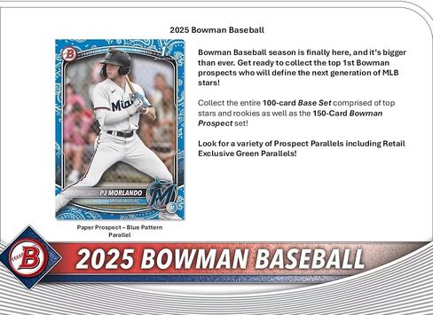 2025 Bowman Baseball Trading Card Box Box in Saudi Arabia