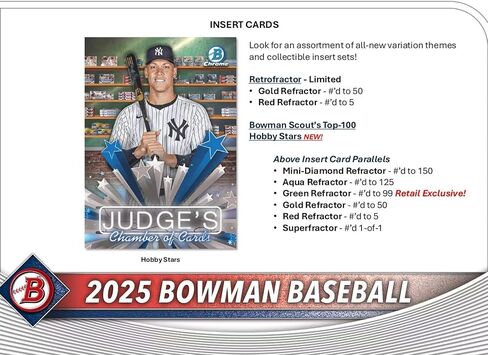 2025 Bowman Baseball Trading Card Box Box in Saudi Arabia