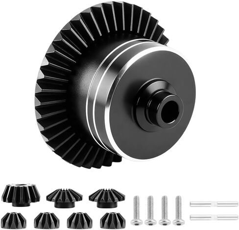 GLOBACT RC Differential 7075 Aluminium for Tamiya 1/10 XV02 TT02 TT02B Differential Upgrades Parts (Red) in Saudi Arabia
