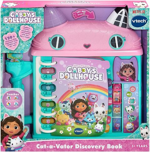 VTech Gabby’s Dollhouse Cat-a-Vator Discovery Book in Saudi Arabia