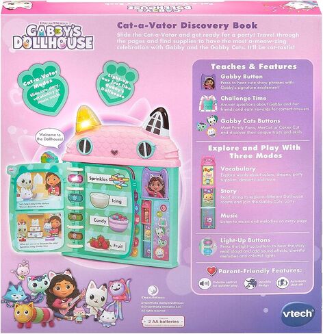 VTech Gabby’s Dollhouse Cat-a-Vator Discovery Book in Saudi Arabia