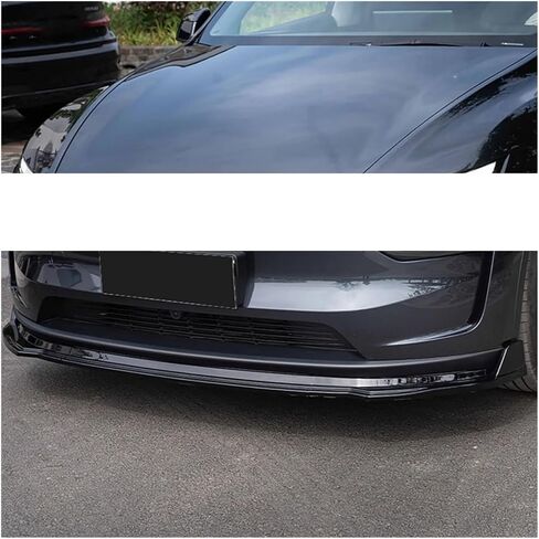 Car الأمامي الوفير أسفل الشفاه المفسد المفسد شفاه الشفاه مجموعات الجسم تناسب طراز Y Juniper 2025 الوفير واقي (أسود غير لامع) in Kuwait