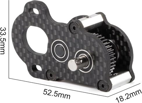 ناقل حركة بوابة الضوء الفائق 48p الكربون صندوق التروس الصغير 29G انتقال هيكل LCG مع Shim slidable لـ 1/10 in Kuwait